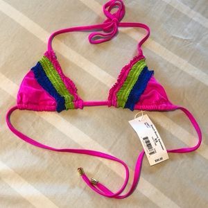 NWT BEACH BUNNY bikini top